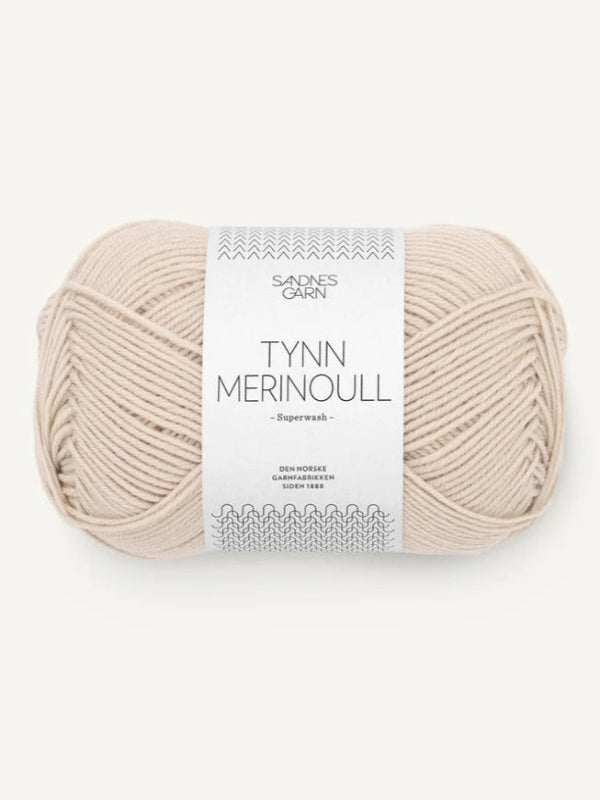 Sandnes garn Tynn merinoull farge 2321 marsipan