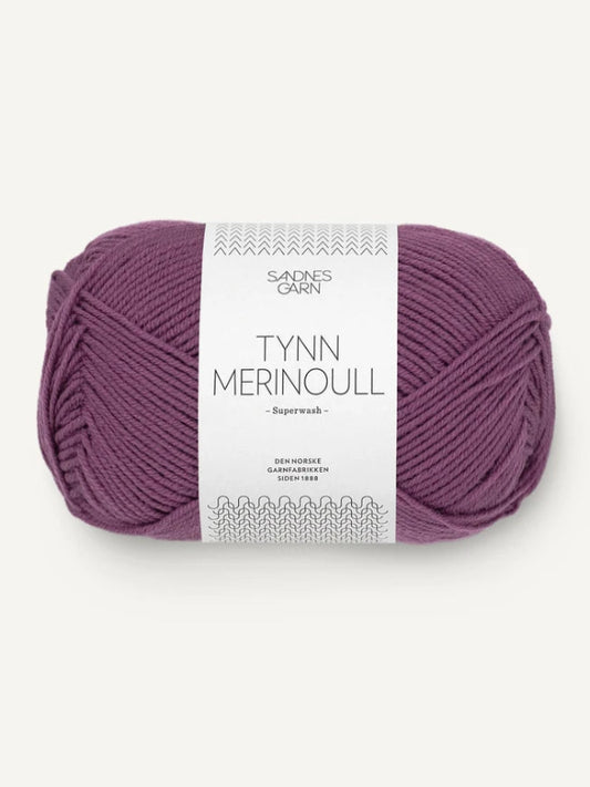 Sandnes garn Tynn merinoull farge 4645 lyng