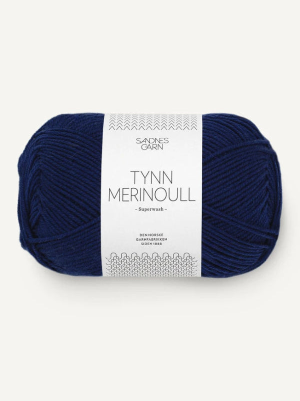 Sandnes garn Tynn merinoull farge 5575 marine