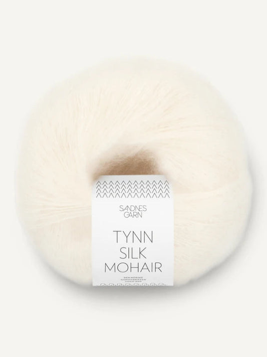 Sandnes garn Tynn silk mohair, farge 1012 natur