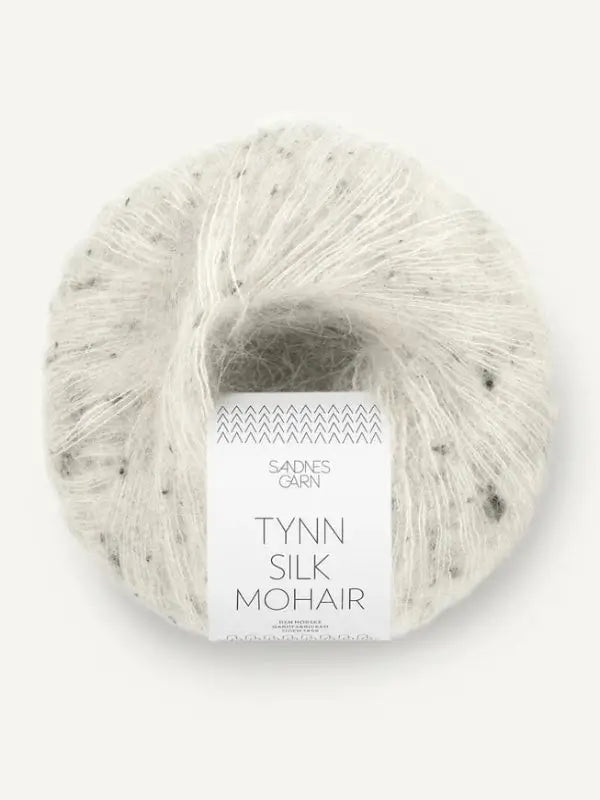 Sandnes garn Tynn silk mohair farge 1199 Salt'n Pepper Tweed