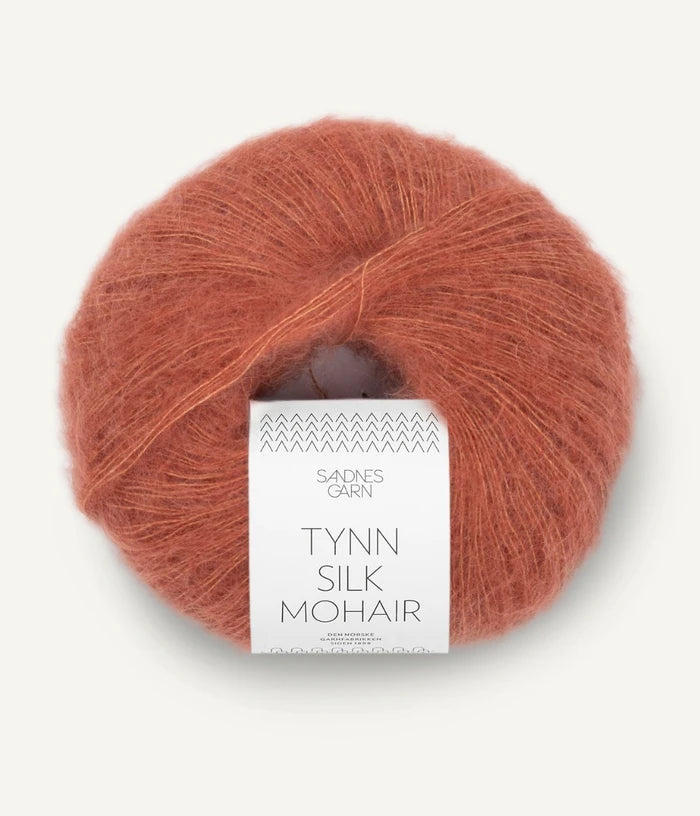 Sandnes_garn_Tynn_silk_mohair_farge_3535_Ly cober brun