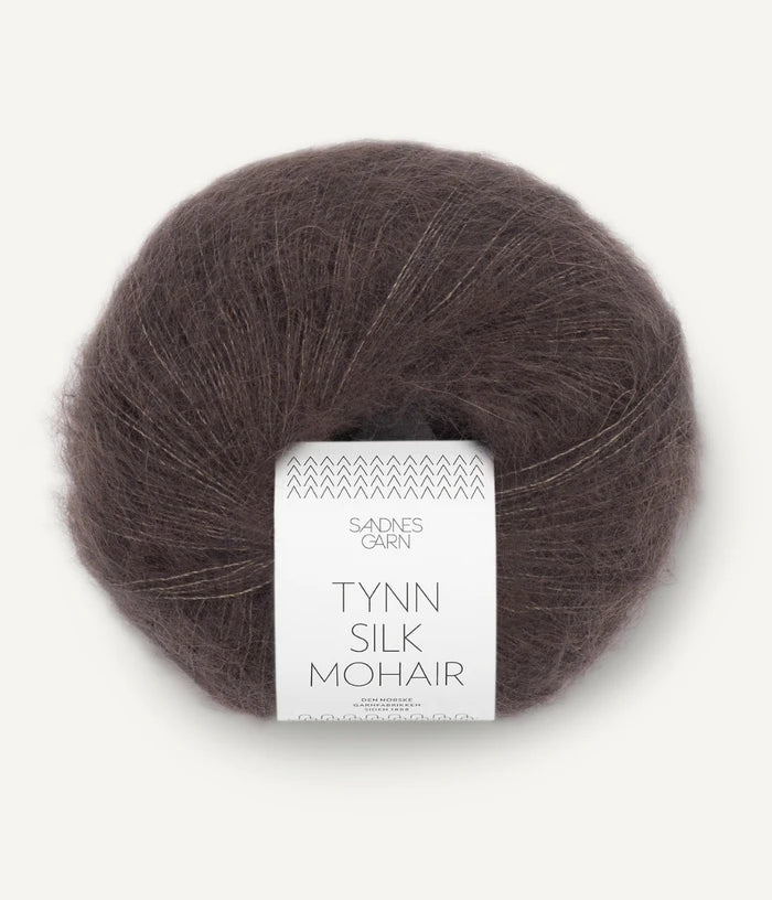 Sandnes_garn_tynn_silk_mohair_f_Dark Chocolate_3880