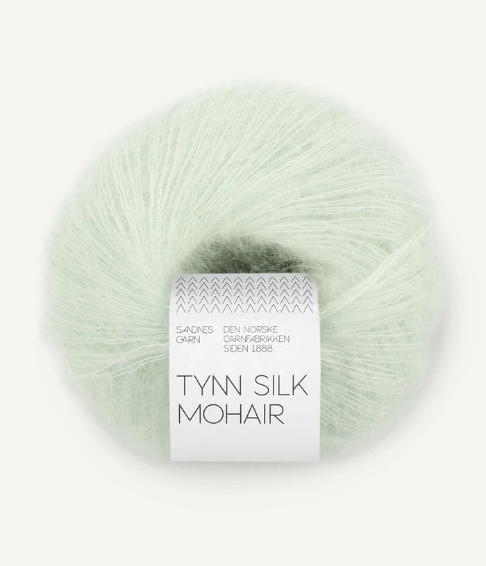 Sandnes garn tynn silk mohair farge 7911 Mint Green