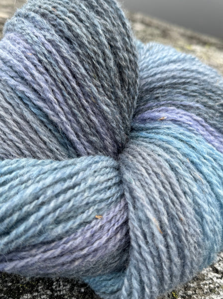 flerfarget merino ull garnets struktur