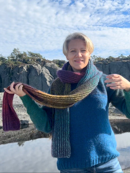 skjerf rund halsen, stangnes