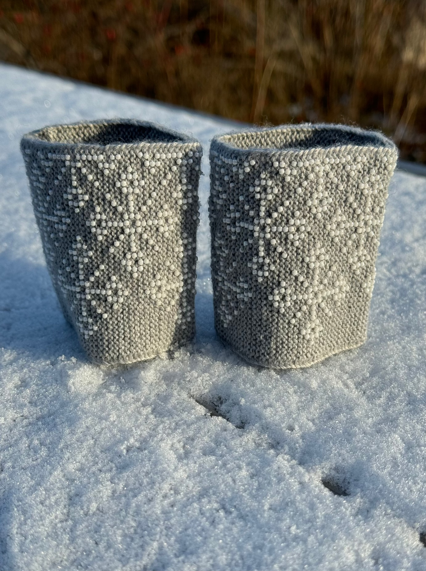 mansjetter, latviske votter, ornamenter