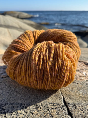 økologisk laget ull, tweed effekt 6/1