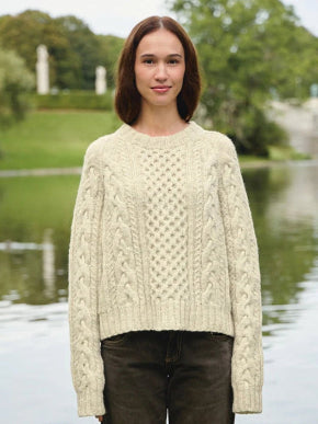 wilbur cable sweater, Sandnes garn, atlas