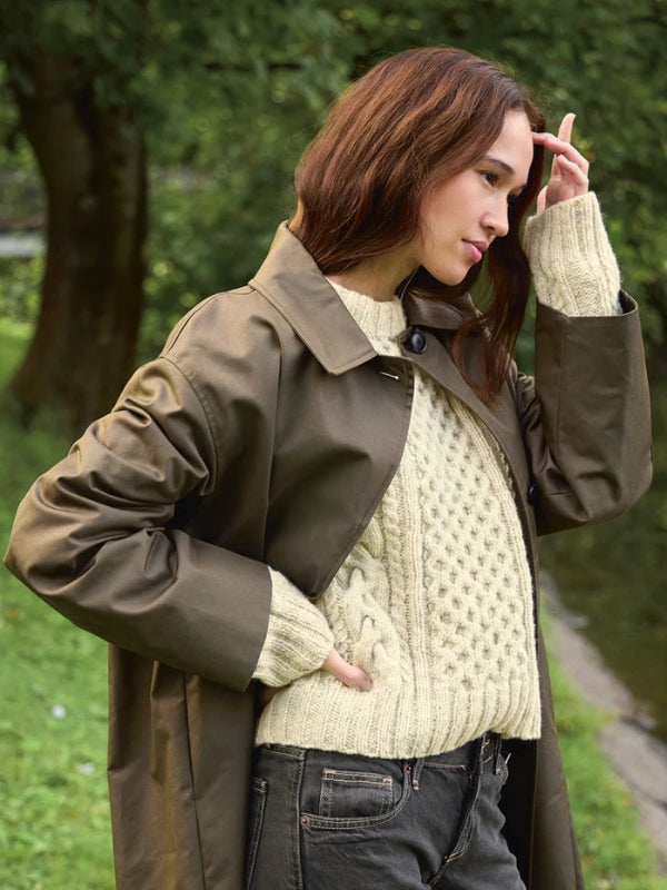wilbur cable sweater, flettegenser, raglangenser, klassisk genser