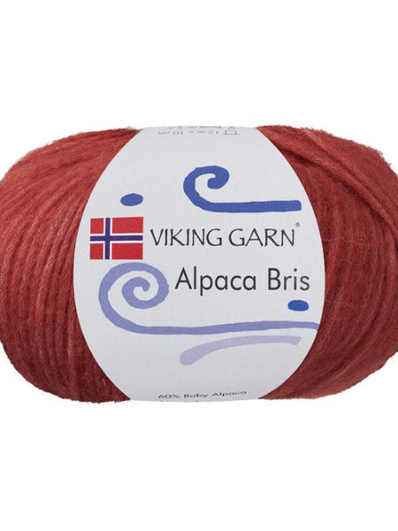 Alpaca Bris farge lys burgunder 355