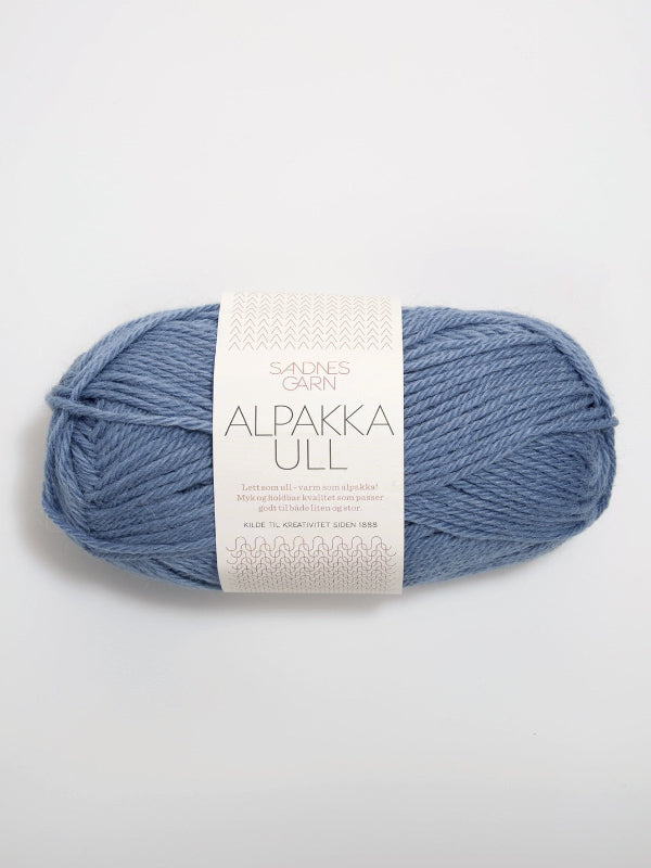  Alpakka Ull Jeans Blue 6051