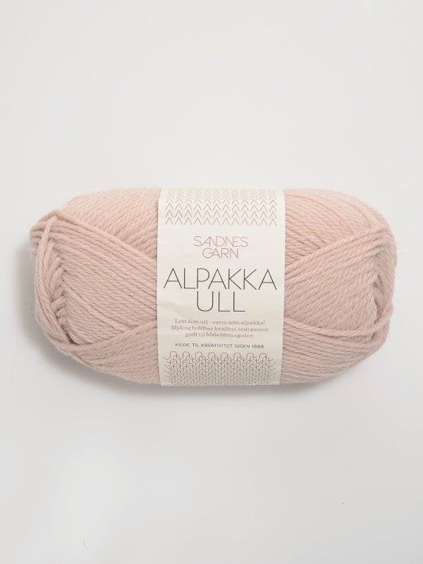  Alpakka Ull Pudder rosa 3511