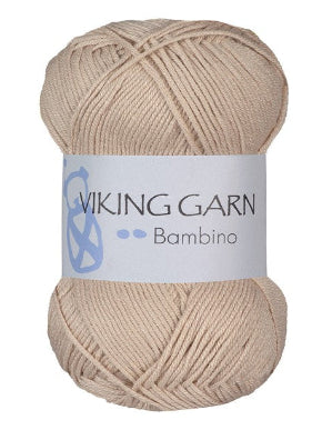 Viking garn, Bambino farge 4607, beige