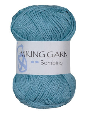 Viking garn, Bambino farge 423, blå