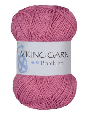 Viking garn, Bambino farge 463, cerise