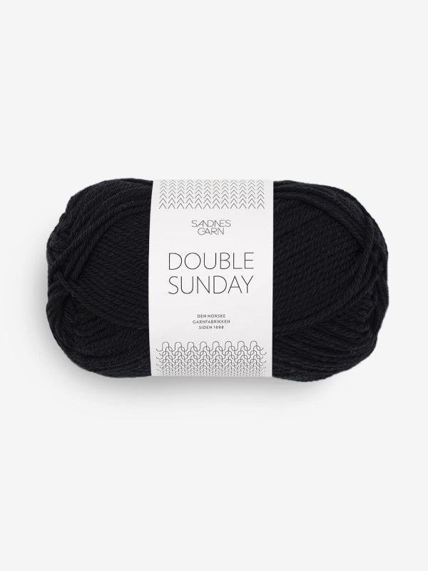 Sandnes Garn Double Sunday Black 1099