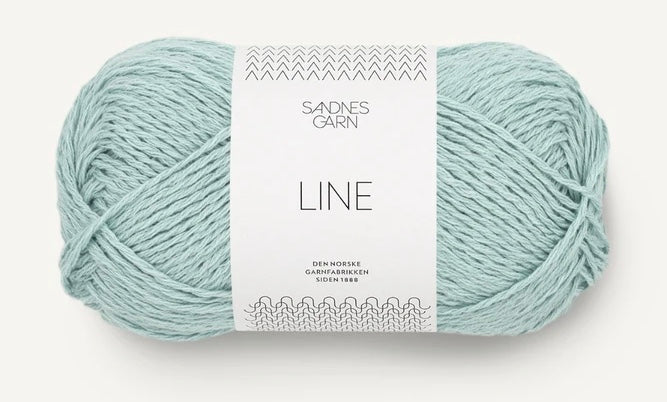 Sandnes_garn_Line_farge_blå mint 7720