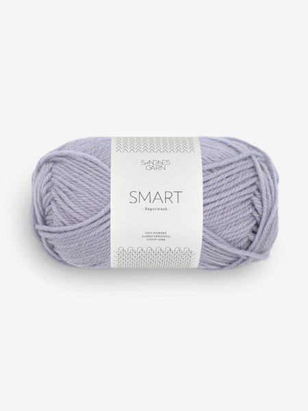 Sandnes garn Smart, farge 4631 støvet lilla