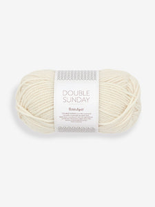 Sandnes garn, PetiteKnitt Double sunday, farge 1012, wipped cream