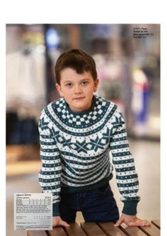 Viking garn - Hefte 2210 Tema: Barn 2-12 år