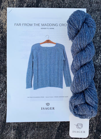 Isager - Far from the madding crowd, damegenser, garnpakke, denim