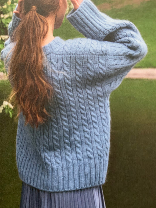 Sandnes garn - Bonnie flettegenser, garnpakke, flere farger