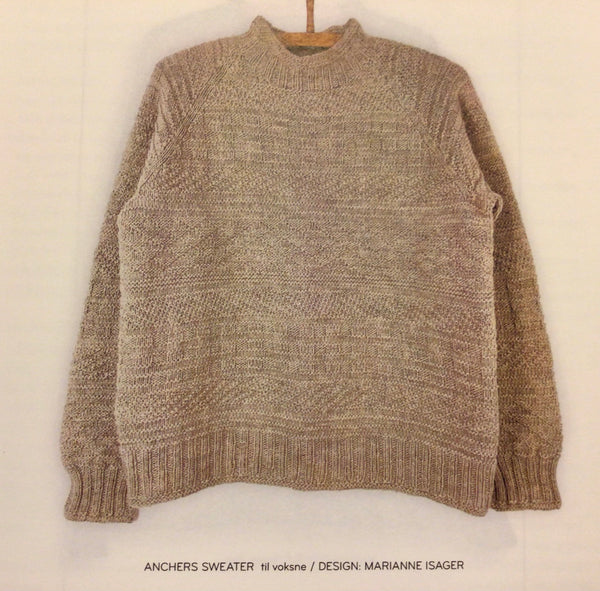 Isager - Anchers sweater, oppskrift