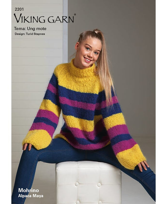 Viking garn - Hefte 2201 Tema: Ung mote